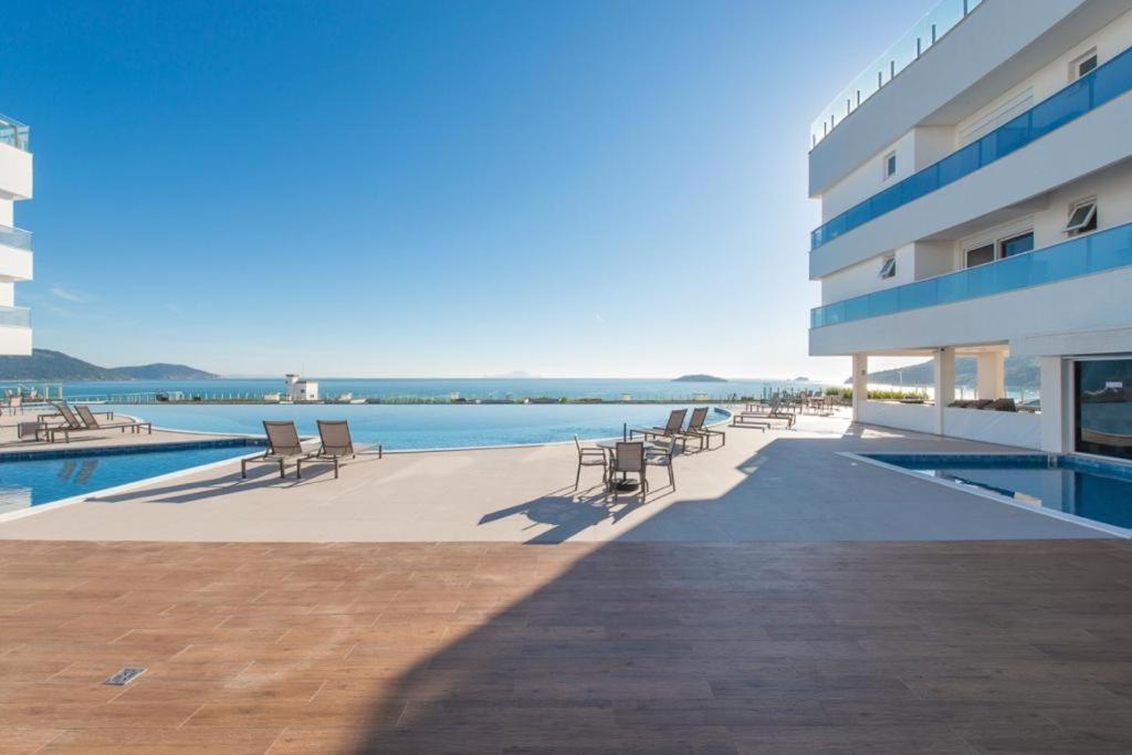 Maravilhoso Com Piscina E Vista Mar Mirante Club Apartamento Florianopolis